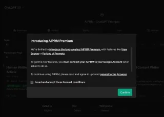 Leer meer over AIPRM voor ChatGPT: een Chrome-extensie waarmee u eenvoudig ChatGPT-prompts kunt maken
