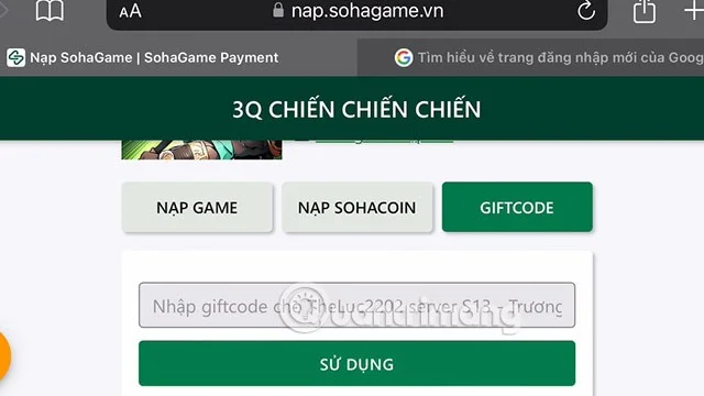 Nieuwste 3Q Chiến Chiến Chiến-code en hoe u de code invoert