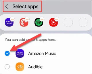 Cómo crear accesos directos a aplicaciones de música en teléfonos Samsung