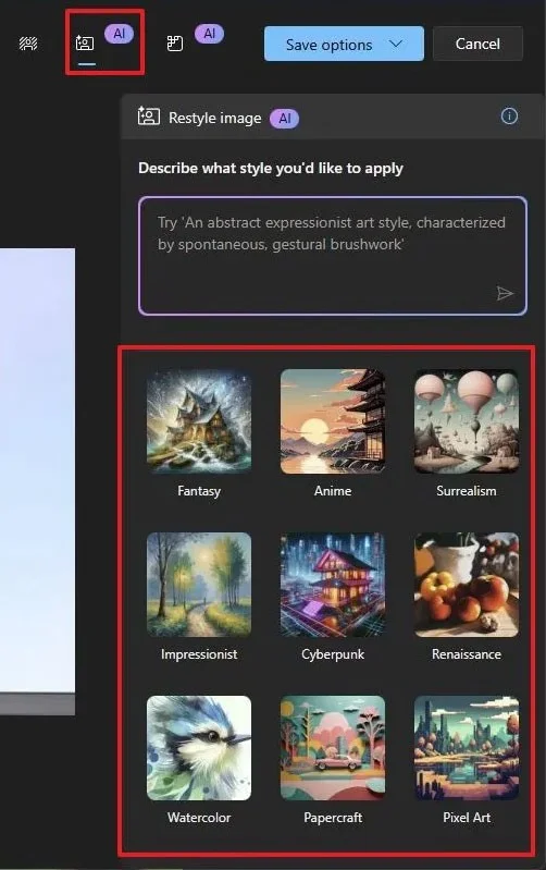 Tips to turn photos into works of art on Photos Windows 11