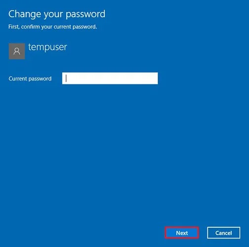 Turn off Windows 10 password when logging in for just 10 seconds