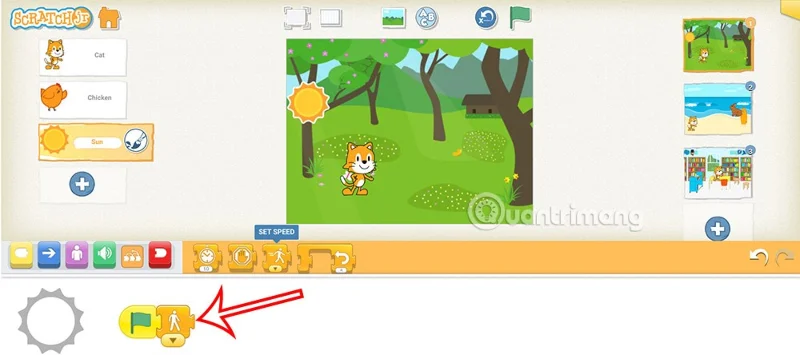 Como usar loops no ScratchJR