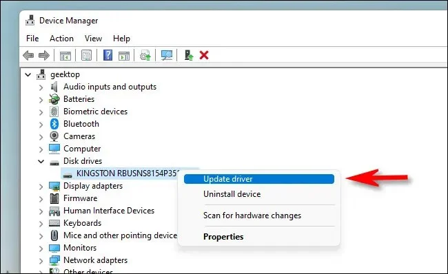 Cómo actualizar los controladores en Windows 11