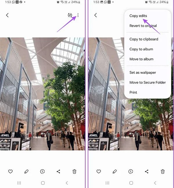 Hoe je de kopieer- en plakfunctie gebruikt om foto's op Samsung te bewerken Hoe je de kopieer- en plakfunctie gebruikt om foto's op Samsung te bewerken
