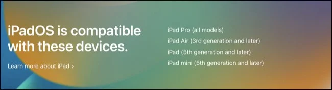 iOS 16 및 iPadOS 16을 지원하는 iPhone 및 iPad 목록은 다음과 같습니다.