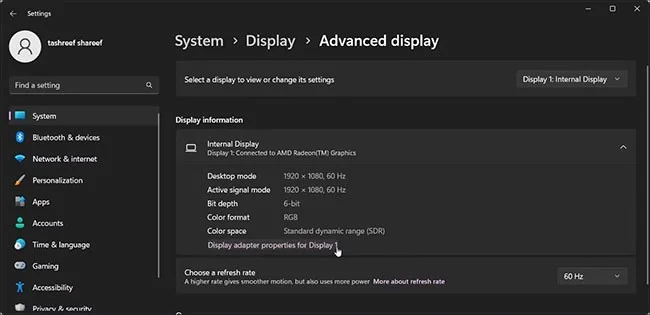 Cómo solucionar el error "Señal de entrada fuera de rango" en Windows