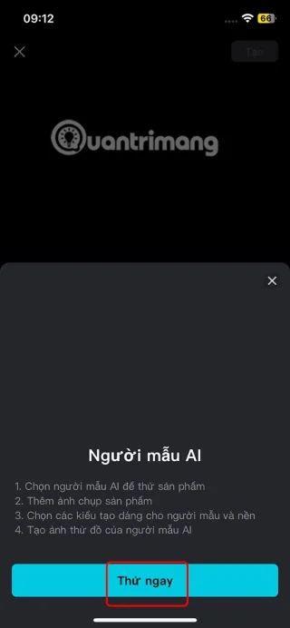 CapCutta ürün fotoğraflarını modellerle birleştirme talimatları