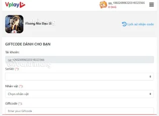 Último código de Phong Ma Dao Si y cómo ingresar el código