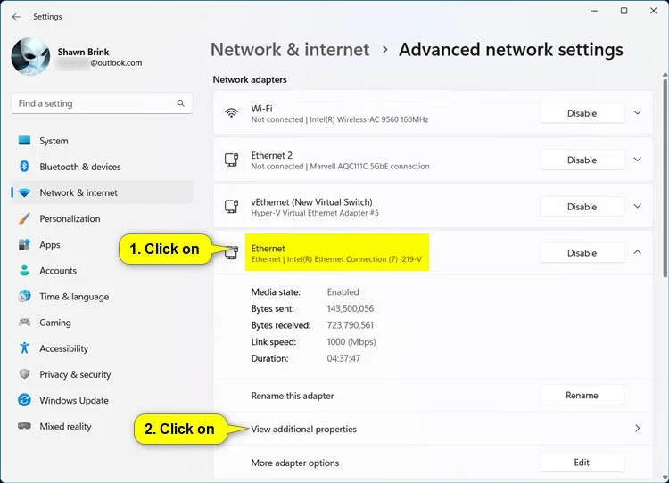 How to fix network adapter not found error on Windows 10