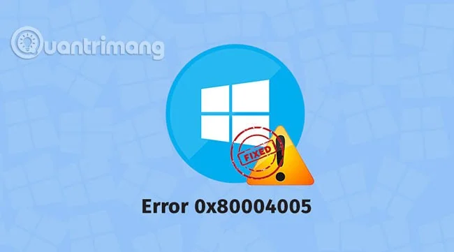 Hoe foutcode 0x80004005 te verhelpen