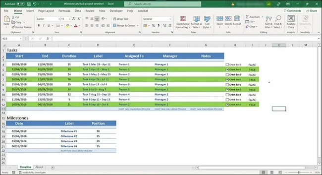 3 manieren om cellen of rijen in Excel te markeren