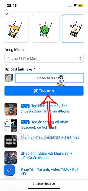 iPhone için salıncak evcil hayvan duvar kağıdı nasıl oluşturulur