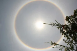Fenómeno explicado: extraño halo circular alrededor del Sol