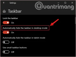 How to hide the Taskbar on Windows 10 extremely easy