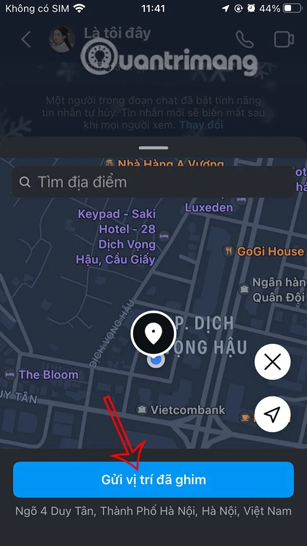 Cómo enviar ubicación en vivo en Instagram