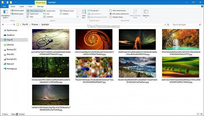 How to download Windows 10 lock screen images from Spotlight to your computer