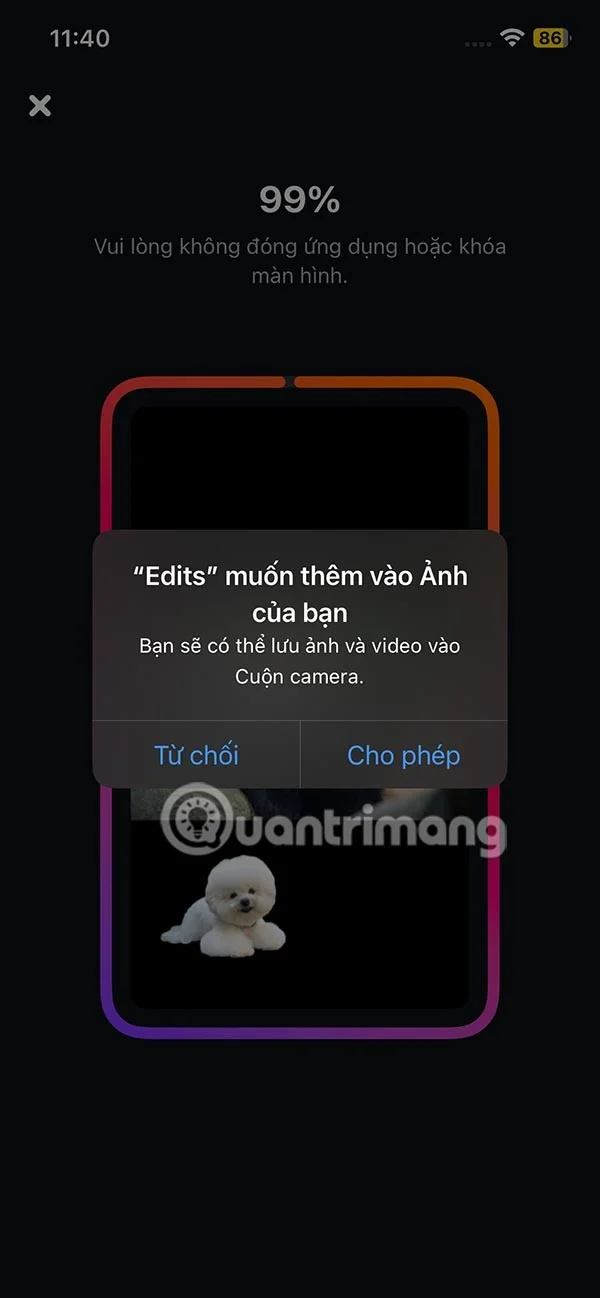 Instructies voor het gebruik van de Edits-app om Instagram-video's te maken