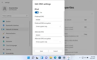 How to Change DNS Server on Windows 11