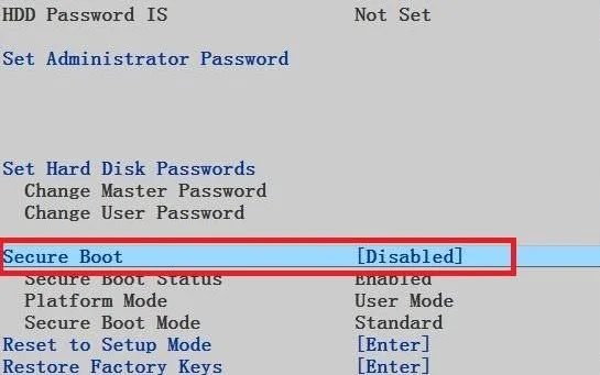 How to fix Operating system not found error on Windows