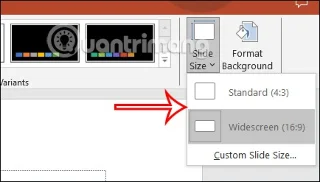 PowerPoint slayt boyutu ve oranı nasıl ayarlanır