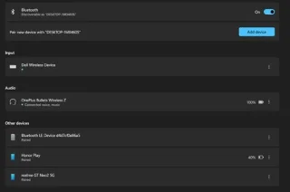 How to Check Bluetooth Device Battery Level on Windows