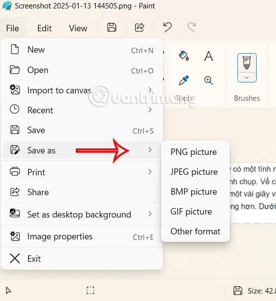 How to Edit Photos in Paint from the Snipping Tool