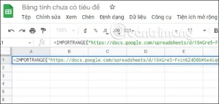 Comment utiliser la fonction IMPORTRANGE dans Google Sheets