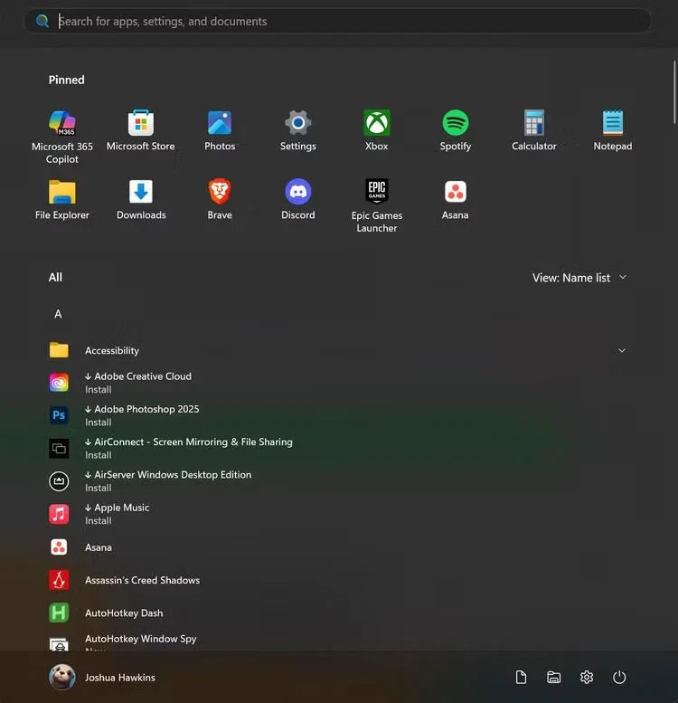 O Windows 11 fará uma mudança muito necessária no menu Iniciar