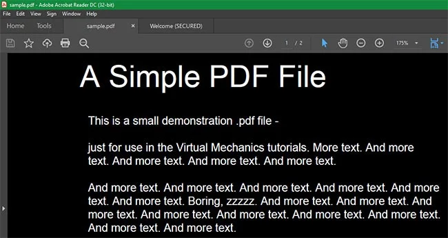 Cómo habilitar el modo oscuro de Adobe Reader