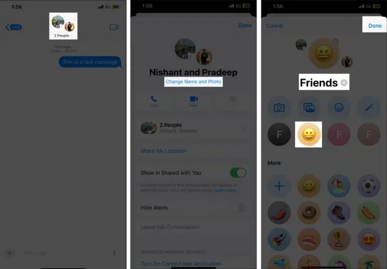 iMessage iPhone sohbet grupları nasıl oluşturulur ve yönetilir