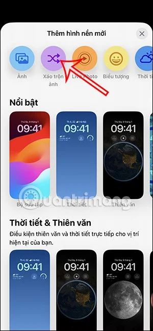 아이폰 사진 앨범을 잠금 화면으로 설정하는 방법
