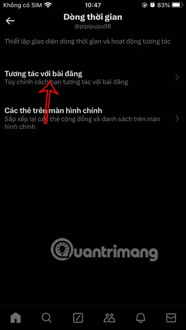 X'teki etkileşim butonlarını gizleme talimatları