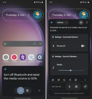 Gemini-tips voor multitasking op Android