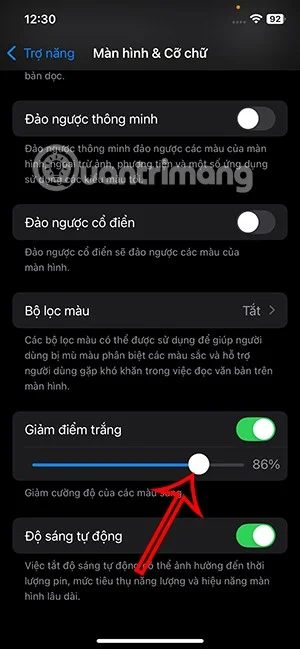 iPhone beyaz noktası otomatik olarak nasıl azaltılır