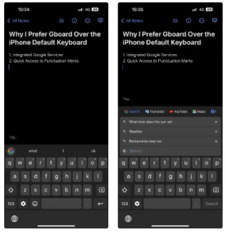 iPhone의 기본 키보드를 Gboard로 바꿔야 하는 이유는 무엇인가요?