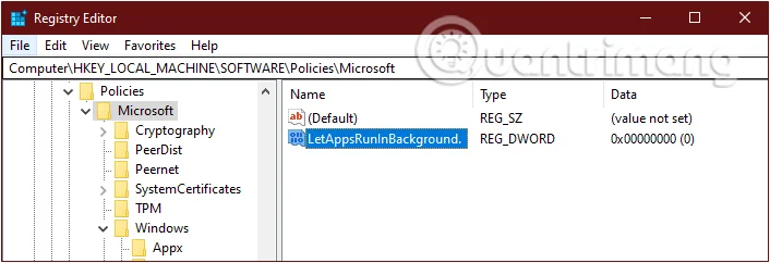 Bagaimana untuk mematikan aplikasi latar belakang pada Windows