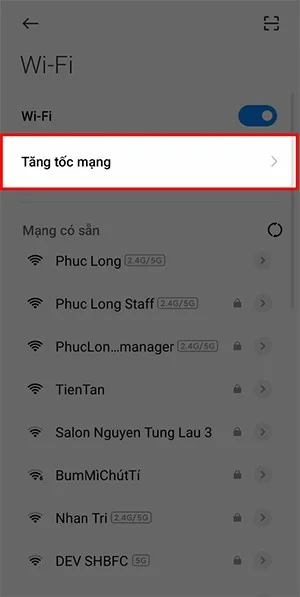 Instruções para acelerar o WiFi em telefones Xiaomi