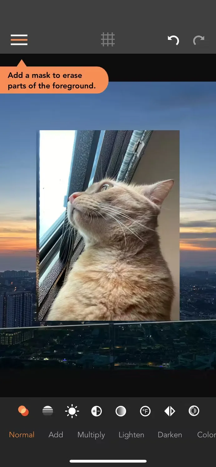 iPhone에서 두 개의 이미지를 오버레이하고 결합하는 방법
