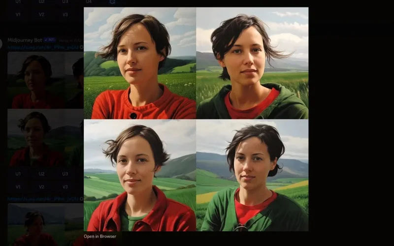 Cómo crear un autorretrato con Midjourney