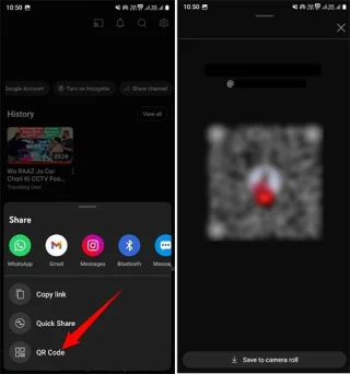 How to Share YouTube Channel Using QR Code