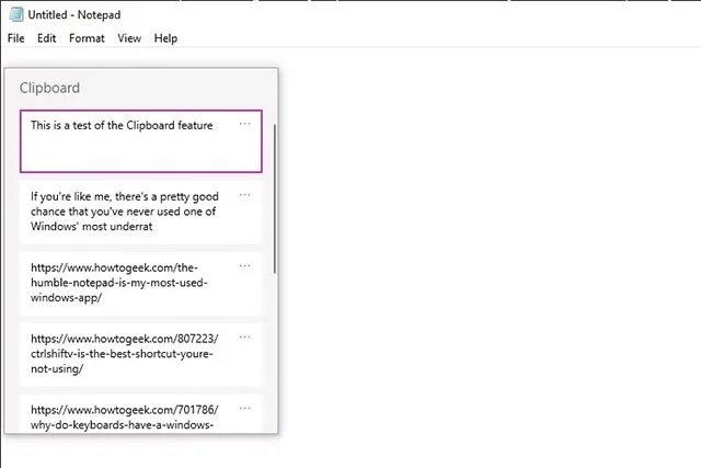 Historial del portapapeles: una de las funciones más útiles y a menudo pasadas por alto de Windows