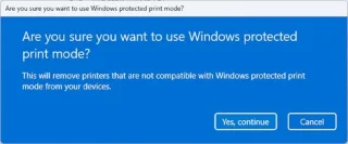 How to enable Windows Protected Print on Windows 11