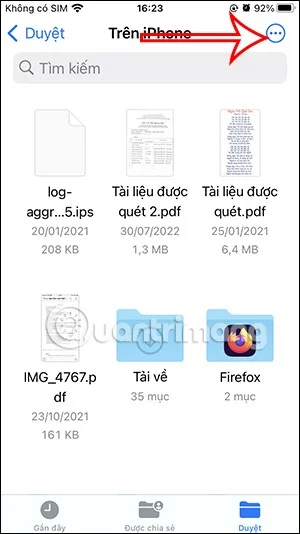 Instrucciones para fusionar archivos PDF en iPhone