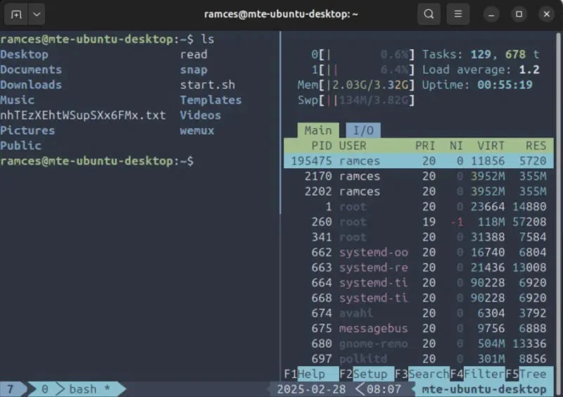 5 hermosos temas para que tus sesiones de TMUX sean más divertidas