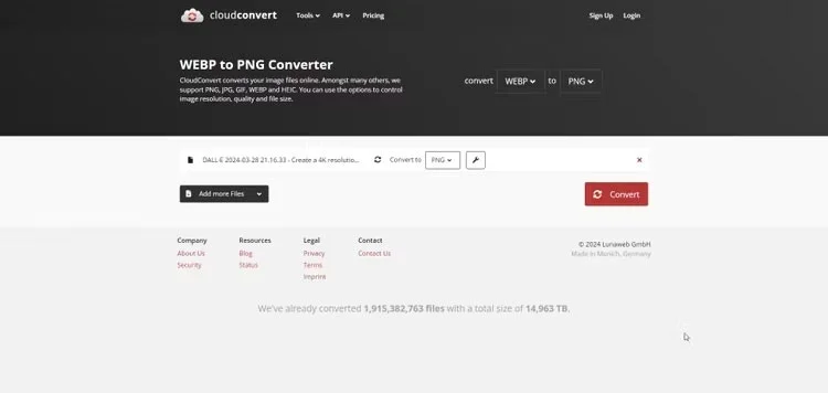 Comment convertir facilement des images WebP DALL-E 3 en JPG ou PNG