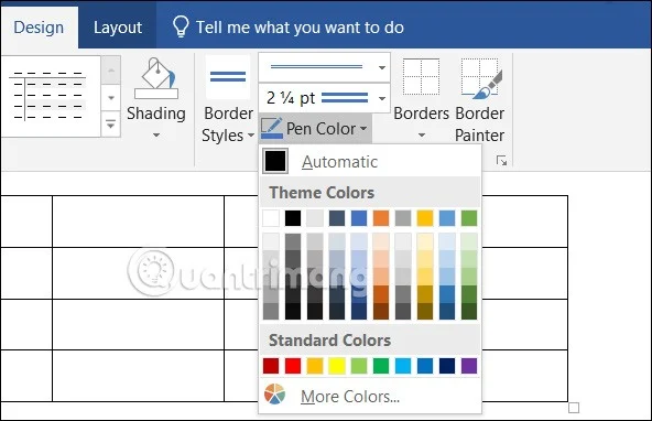 Hoe maak je tabelranden in Word?