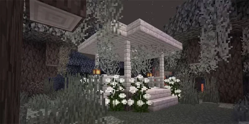 Structuren die je aan Pale Garden in Minecraft moet toevoegen