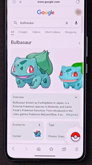 Anleitung zum Spielen des Pokémon-Fangspiels auf Google