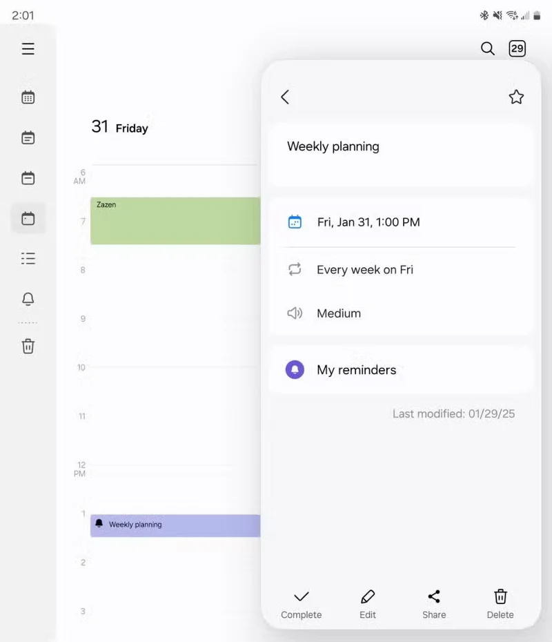 Waarom is Samsung Calendar momenteel de beste agenda-app?