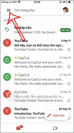 Cum să activați notificările Gmail pe iPhone